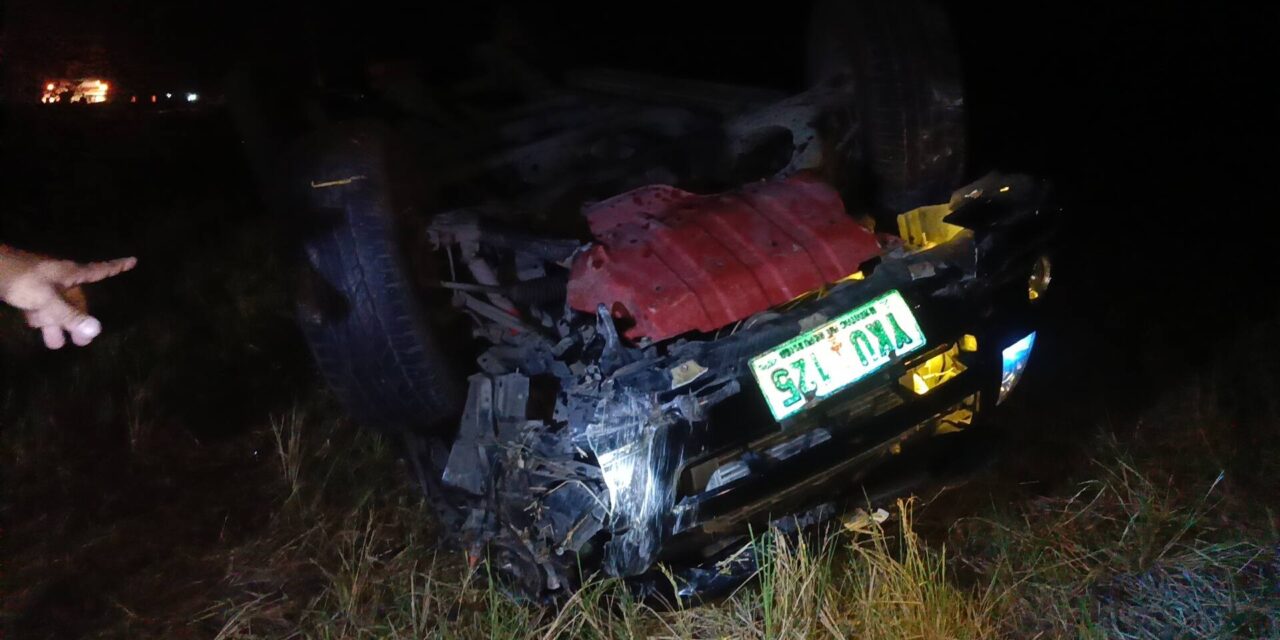 Pick up naglapaw kag nagbaliskad sa talamnan sa Oton; Tricycle nga ginasundan nagbaliskad