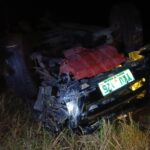 Pick up naglapaw kag nagbaliskad sa talamnan sa Oton; Tricycle nga ginasundan nagbaliskad