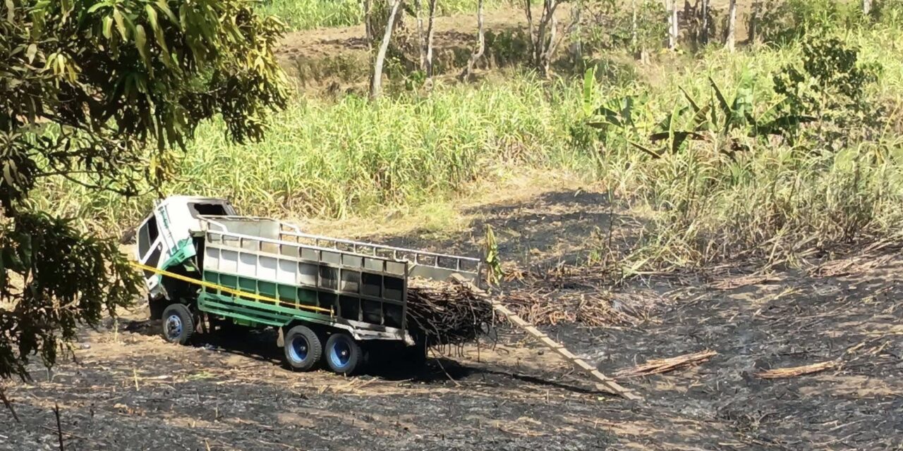 1 ka hektariya sang katubuhan sa Passi City nasunog; kalayo naglatay halin sa truck nga nagkalayo