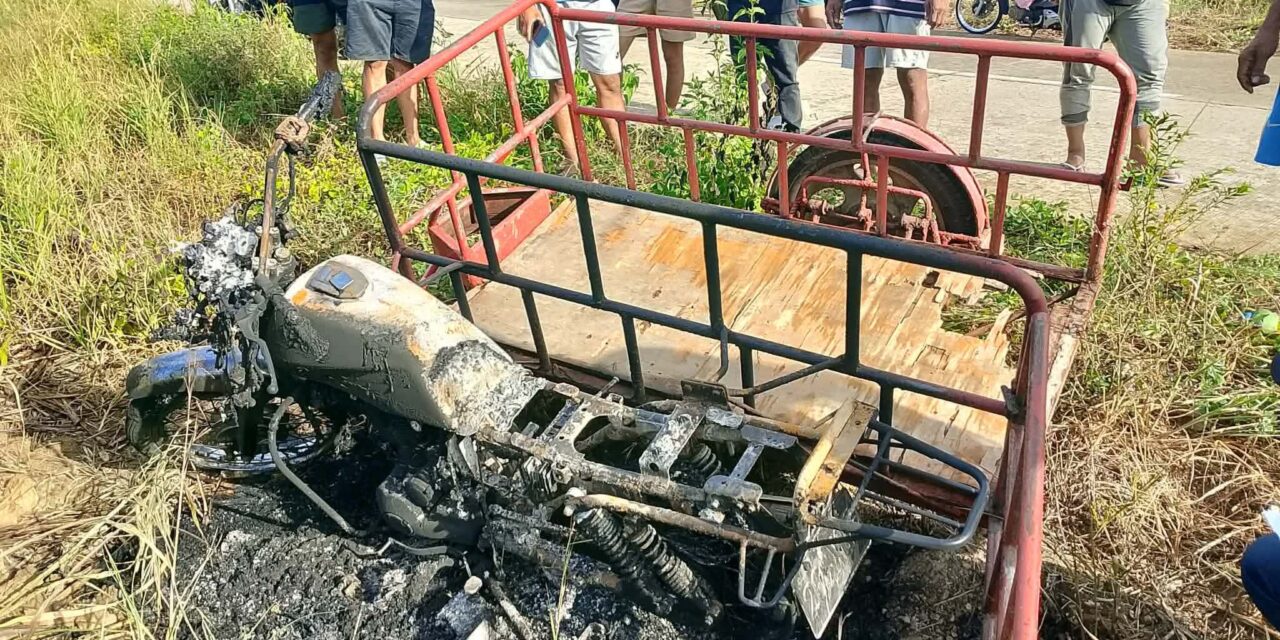 Angkar-angkar ni Batad SB member Cresensio Arcosa, nakit-an nga sunog sa Concepcion