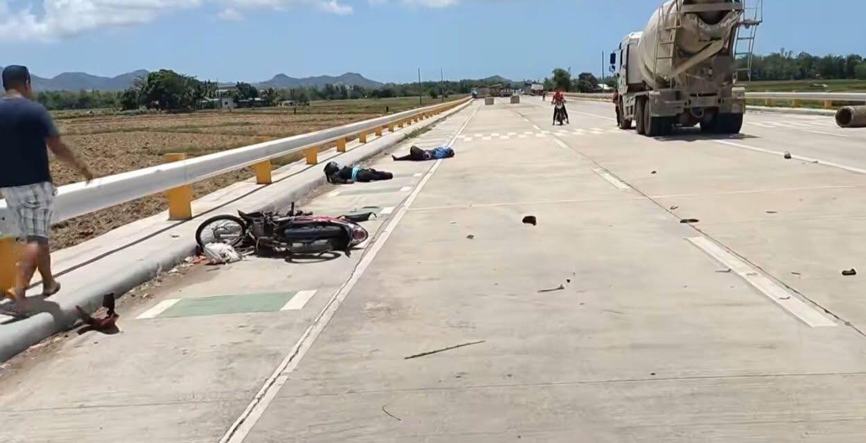 Driver patay sang nagbunggu-anay ang ginamaneho nga motorsiklo kag transit mixer sa bypass road sa Balasan