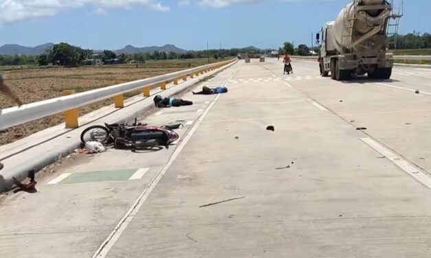 Driver patay sang nagbunggu-anay ang ginamaneho nga motorsiklo kag transit mixer sa bypass road sa Balasan