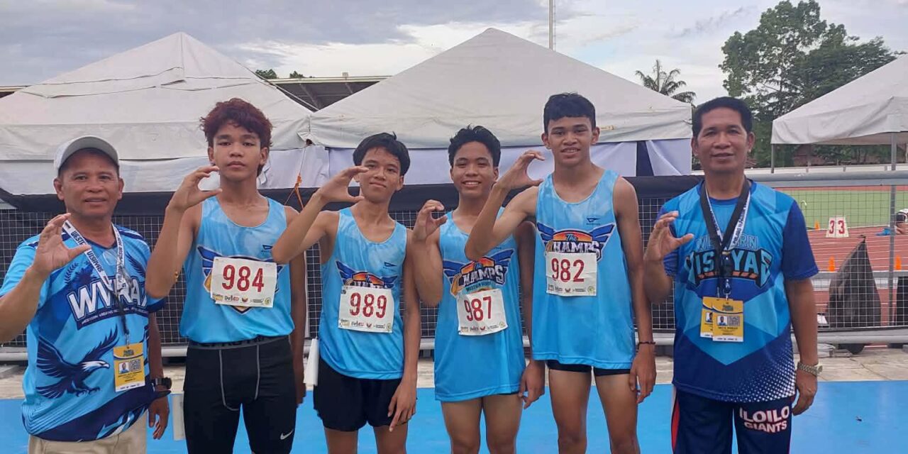 Taga-Iloilo, Capiz, kag Antique nagguba sang record sa 4x100m relay sa Palarong Pambansa 2026