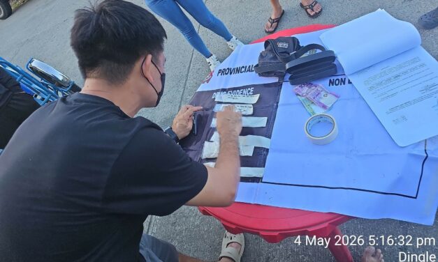 Malapit P1 million nga balor sang suspected shabu na-recover sa drug buy bust sa Dingle; Barangay tanod lakip sa nadakpan
