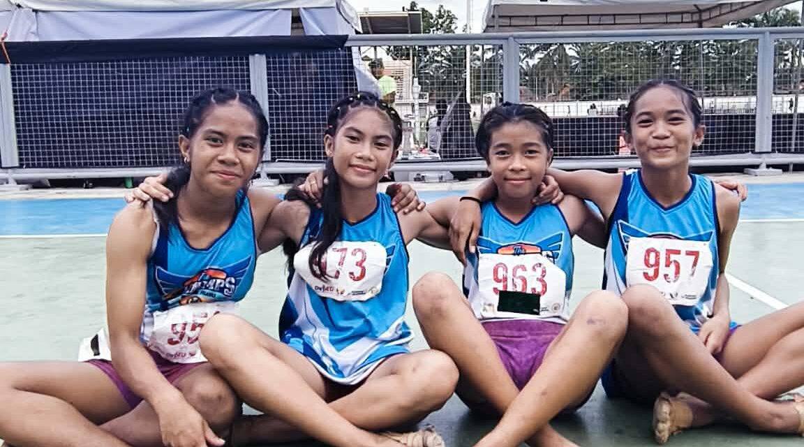 4 ka Ilonggo athletes halin sa Concepcion kag Carles naghimo sang record sa Palarong Pambansa 4x100m relay