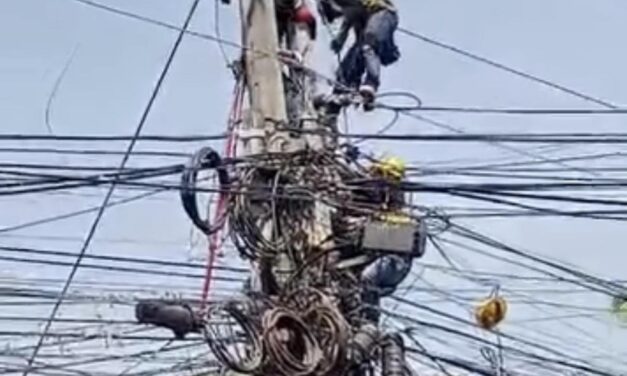 Lineman nga may ginakay-o sa linya sang kuryente sa Pavia nakuryente