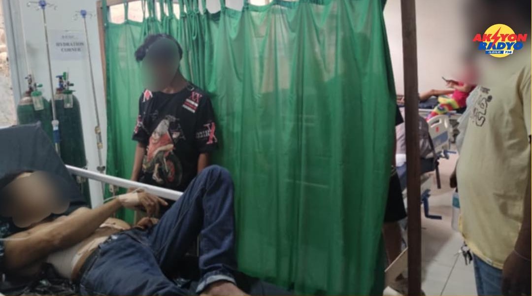 Magparyentihanay pilason sang nabun-an samtang naga-inom sa fiesta sa Sitio Kalagutay Sur, Brgy. Magdungao, Passi City