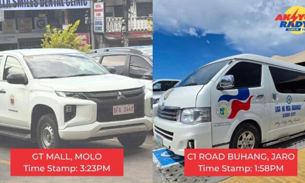 Salakyan sang Iloilo City Government, Liga ng mga Barangay nalitratuhan nga naga-park sa guwa sang mall sa Molo, kapehan sa Jaro