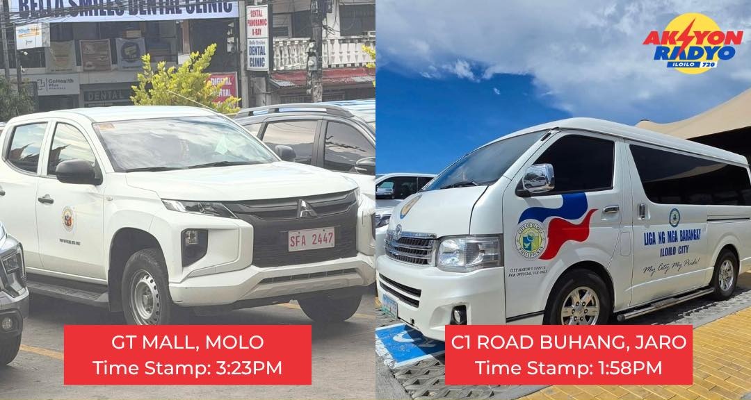 Salakyan sang Iloilo City Government, Liga ng mga Barangay nalitratuhan nga naga-park sa guwa sang mall sa Molo, kapehan sa Jaro