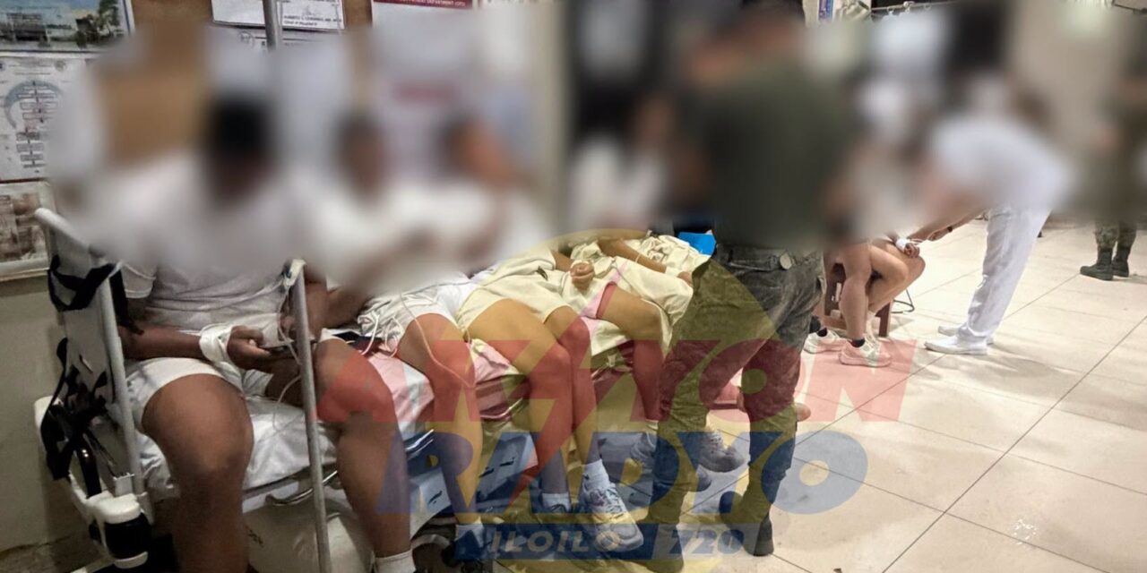 89 ka ROTC officers nga nagpasakop sa Summer camp training sa Dingle ginpahayag na-food poison sa ginkaon nga pork adobo
