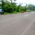 Angkas patay, 3 pilason sang nabungguan sang pick-up ang motorsiklo kag tricycle sa Bingawan; driver nadakpan