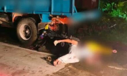 Driver kag backrider sang motorsiklo patay sang nakabunggo sa naga-park nga truck sa Calinog