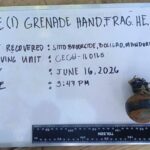 Granada nakit-an sang manug-scrap sa Bolilao, Mandurriao; EOD na-secure na ang M67 grenade hand fragmentation