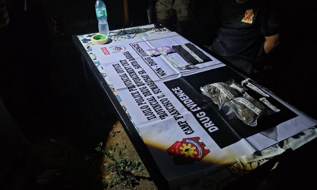 Suspected high grade dried Marijuana, suspected shabu nakumpiskar sa Brgy Apologista, Sara
