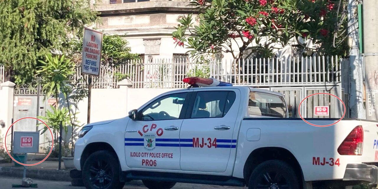 PRO 6 nagmandu na sa ICPO nga imbestigaran ang sakay sang patrol car nga nag-park sa “No Parking” zone sa City Proper