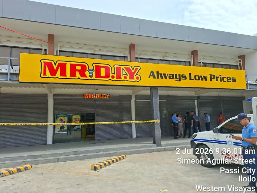 Mr. DIY sa Passi City ginransak