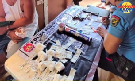 Illegal drugs, pusil na-recover sa drug bust operation kag pagserbe sang search warrant sa Arevalo