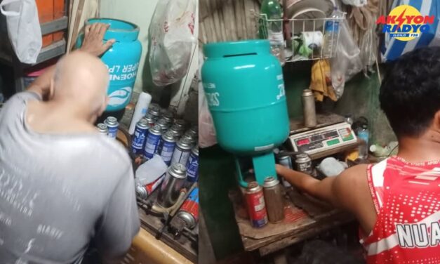 3 arestado sang gin-operate sang CIDG ang illegal refilling station sang butane canisters sa Tabuc Suba, Jaro