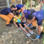 2 ka construction workers pilason sang nahulugan sang mga bato sa ginakay-o nga dalan sa Passi City