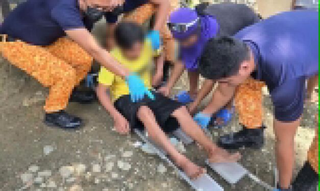 2 ka construction workers pilason sang nahulugan sang mga bato sa ginakay-o nga dalan sa Passi City