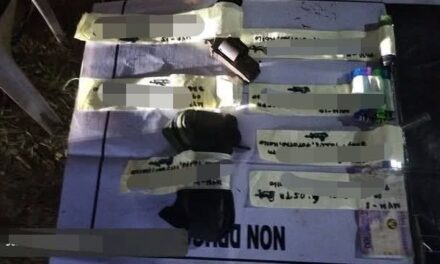Masobra P1 million nga balor sang suspected shabu, pusil na-recover sa subject sang drug buy bust operation sa Brgy. Igang, Pototan