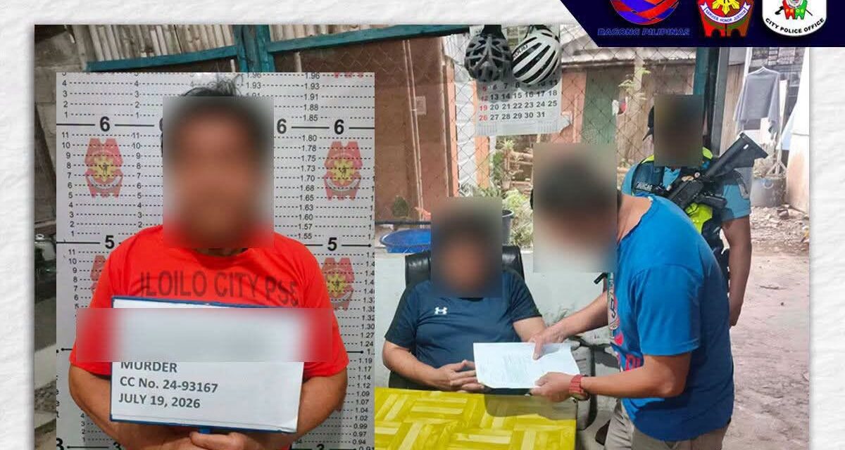 Suspect nga nag-hit-and-run sa mag-asawa sa Pandac, Pavia sang Hunyo 1, 2024 arestado sang ginserbihan sang arrest warrant sa kaso nga murder