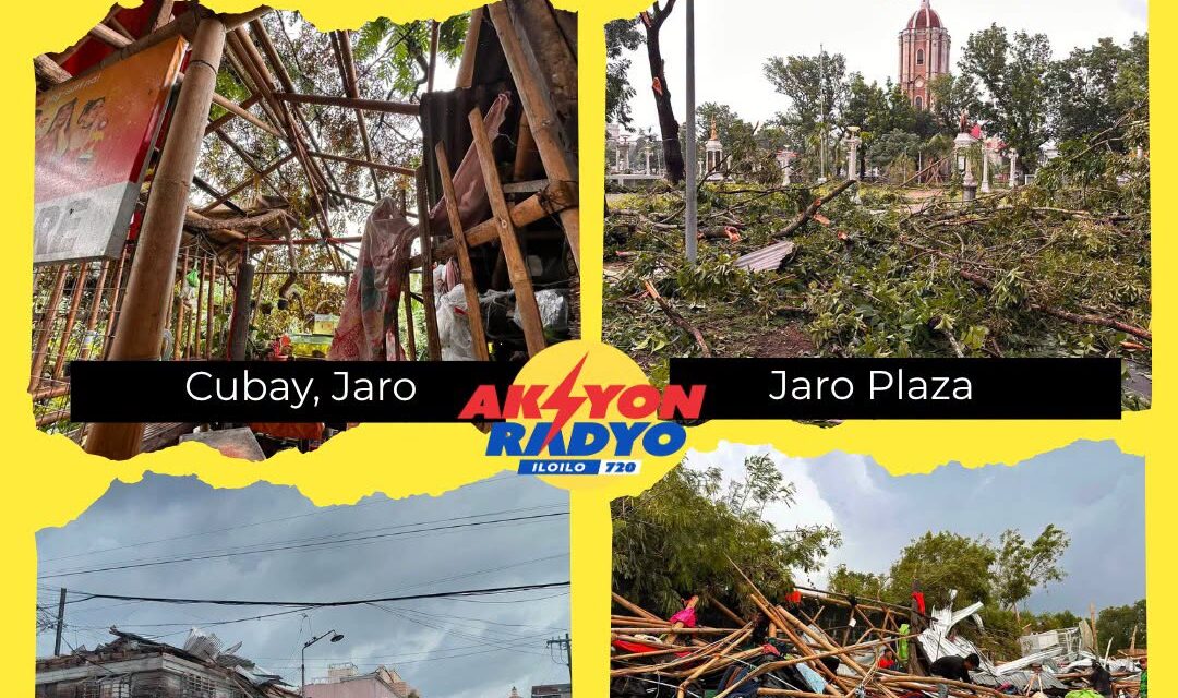 Mga Balay, pangabuhian, ginhalitan sang buhawi sa Iloilo City
