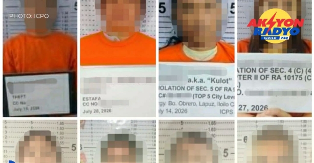 70 ka mga pugante na-aresto sang Iloilo City Police Office sang Hulyo