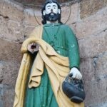 Antigo nga imahen sang San Jose sa Guimbal Parish Church ginlampusan sang bato; may kahimuan wala pa makilala