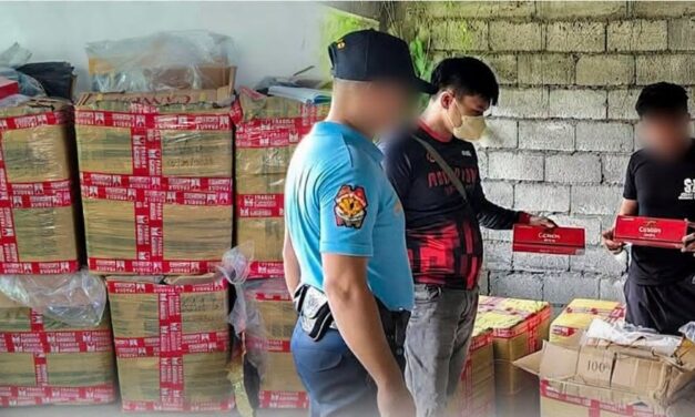 ₱900,000 nga balor sang illegal nga sigarilyo nakumpiskar sa anti-smuggling operation sa Antique