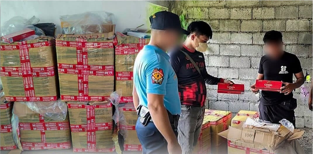 ₱900,000 nga balor sang illegal nga sigarilyo nakumpiskar sa anti-smuggling operation sa Antique