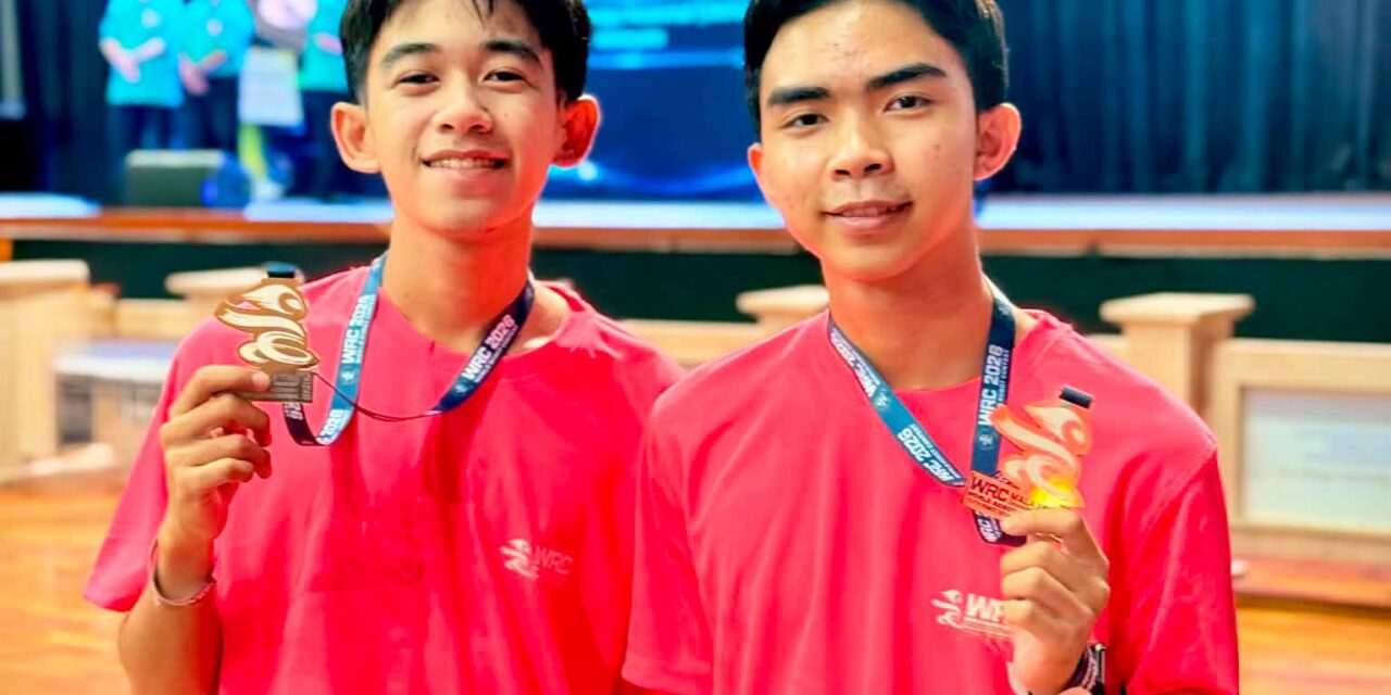 2 ka Grade 12 students sang Cabatuan NHS, nagbaton sang Excellence Award sa World Robot Contest 2026 Malaysia Championship