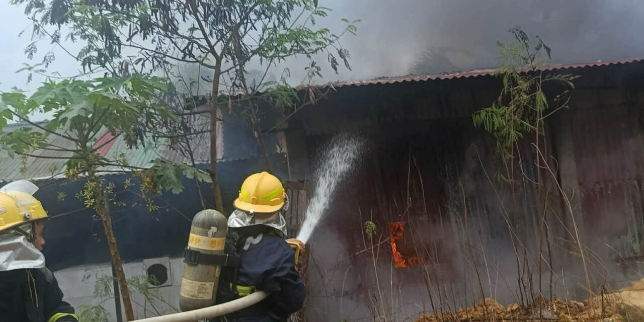 Ginapa-obrahan sang lungon nasunog sa Buenavista, Guimaras