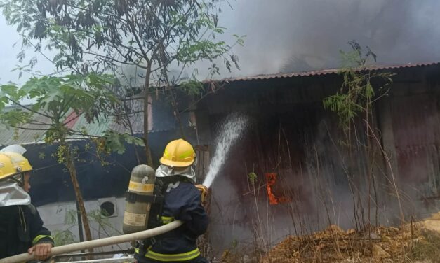 Ginapa-obrahan sang lungon nasunog sa Buenavista, Guimaras