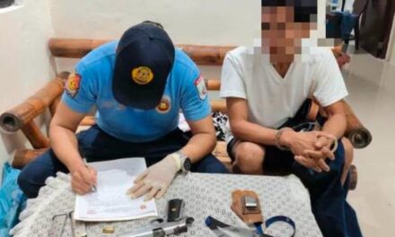 Pusil kag mga bala nakumpiskar sa pag-implementar sang search warrant sa Leganes