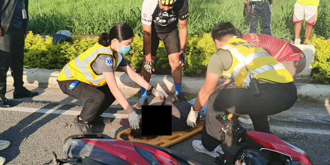Driver patay sang napilpilan sang iya motorsiklo nga nalasakan sang jeep sa Pavia