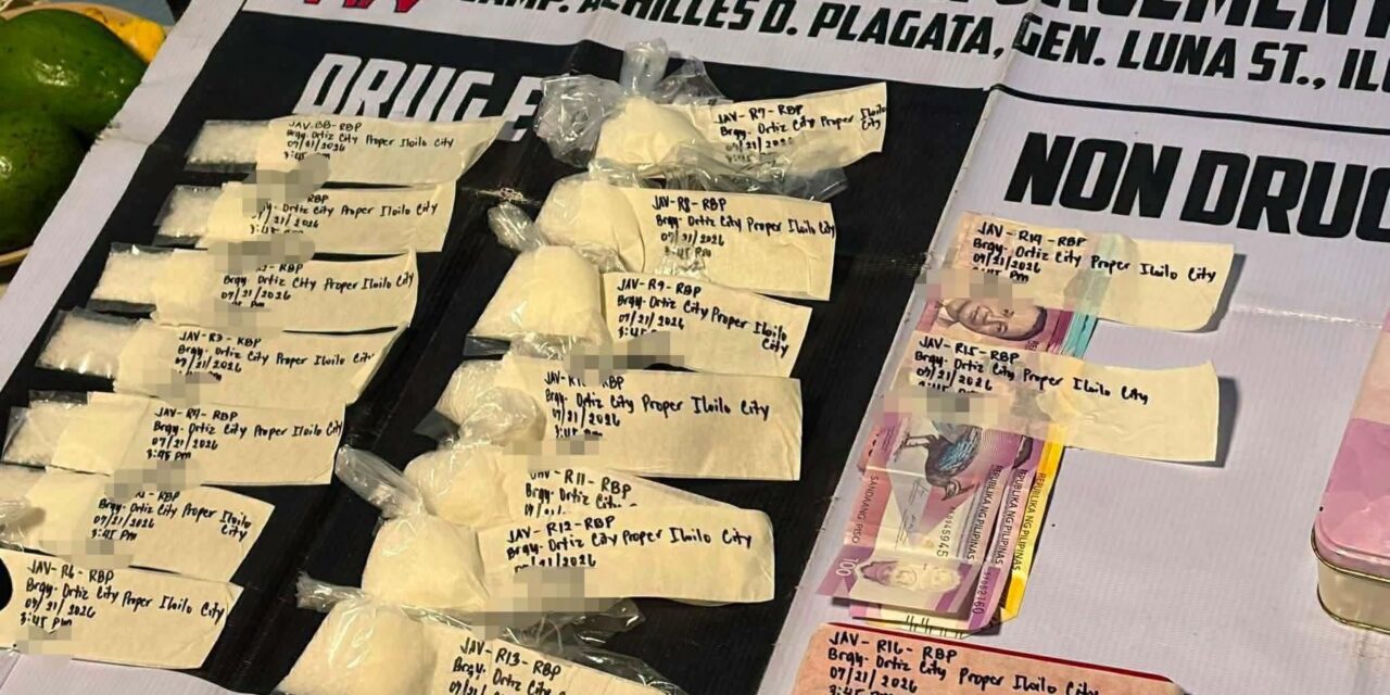 ₱102.4 million nga balor sang shabu na-recover sa 8 ka bulan nga anti-drug campaign sa Iloilo City