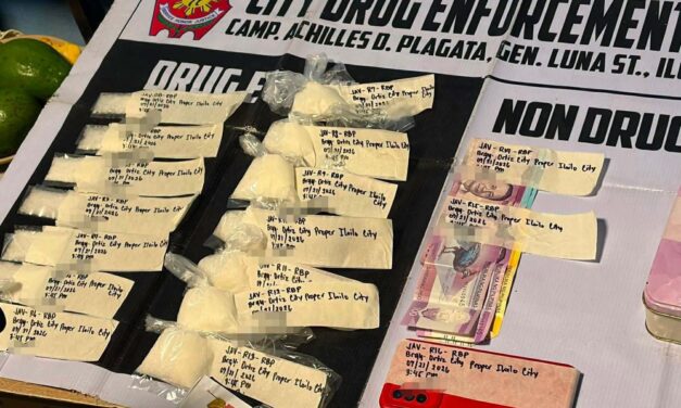 ₱102.4 million nga balor sang shabu na-recover sa 8 ka bulan nga anti-drug campaign sa Iloilo City