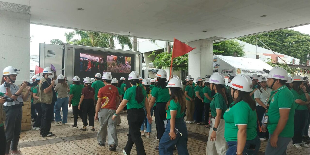 Iloilo Provincial Capitol nag-upod sa Nationwide Simultaneous Earthquake Drill