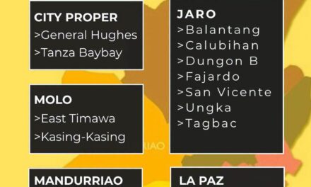 ICPO: 134 ka barangays sa Iloilo City “drug-cleared” na