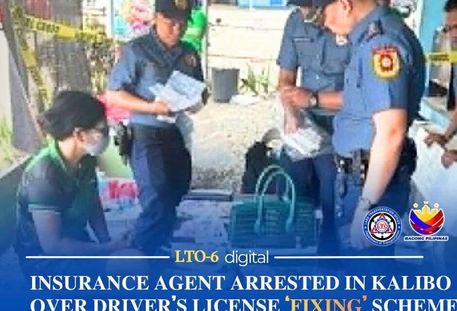 Ginreklamo fixer sang driver’s license sa Kalibo nadakpan sa entrapment operation