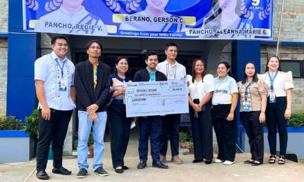 Bata sang manuglibod utan sa Carles nga Rank 1 sa Fisheries board exam, nakabaton sang ₱100,000
