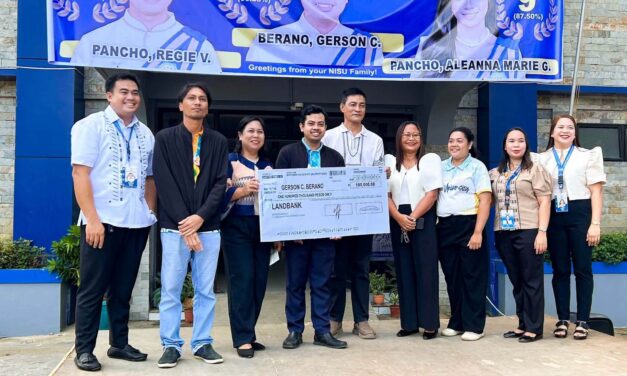 Bata sang manuglibod utan sa Carles nga Rank 1 sa Fisheries board exam, nakabaton sang ₱100,000