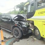 Pick up nakabunggo sa Ceres bus sa Banate