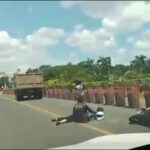 Asawa patay, bana pilason sang nalasakan sang truck sa Diversion Bridge, Mandurriao