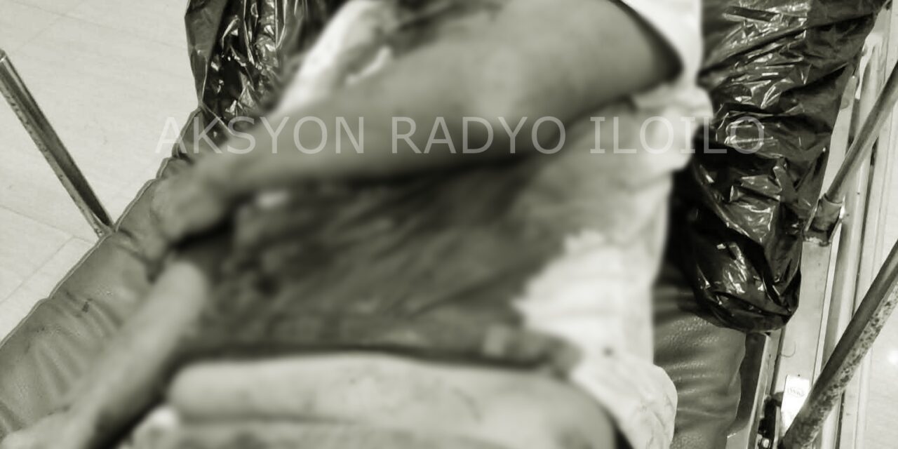 Senior Citizen nga babaye ginlabo sang espading sa Passi City