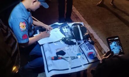 Nag-eskandalo tungod wala ginbaligyaan sang ilimnon sa San Dionisio arestado; pusil kag suspected shabu na-recover