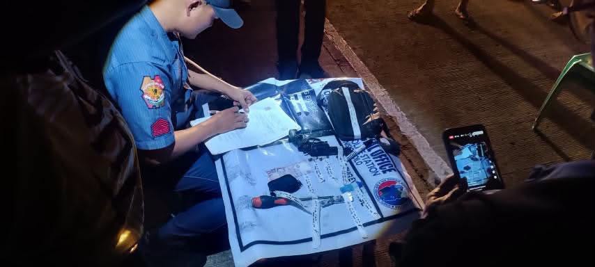 Nag-eskandalo tungod wala ginbaligyaan sang ilimnon sa San Dionisio arestado; pusil kag suspected shabu na-recover